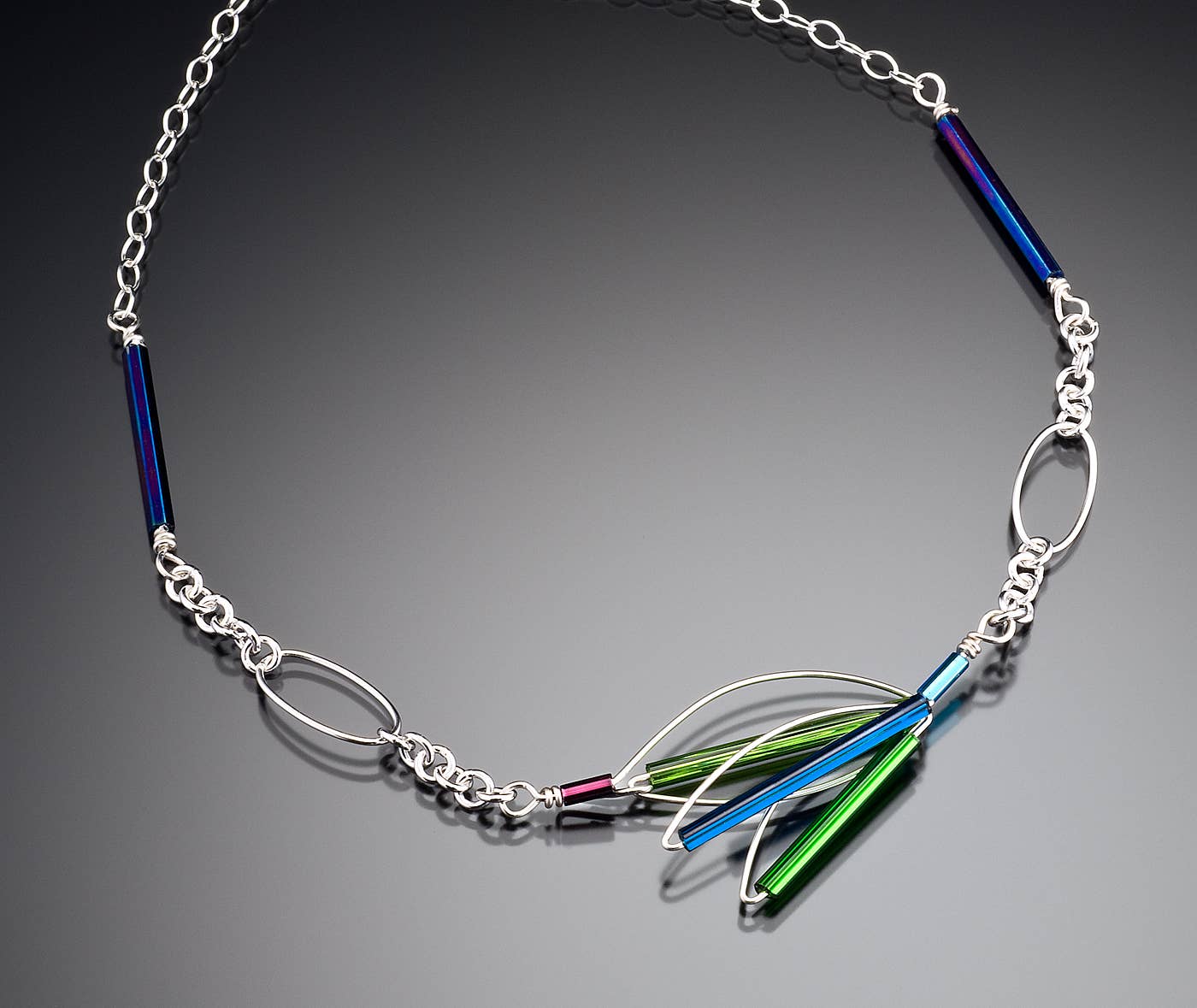 Barb-Wire Link Necklace: BWLN-17 - PMA Store at the Portland Museum of Art, Maine