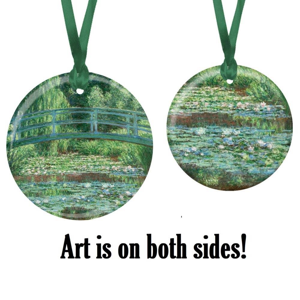 Monet "Japanese Footbridge" Keepsake Ornament - PMA Store at the Portland Museum of Art, Maine