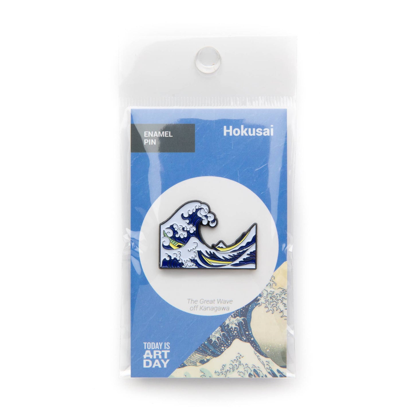 Today is Art Day - Pin - Great Wave - Hokusai - PMA Store at the Portland Museum of Art, Maine