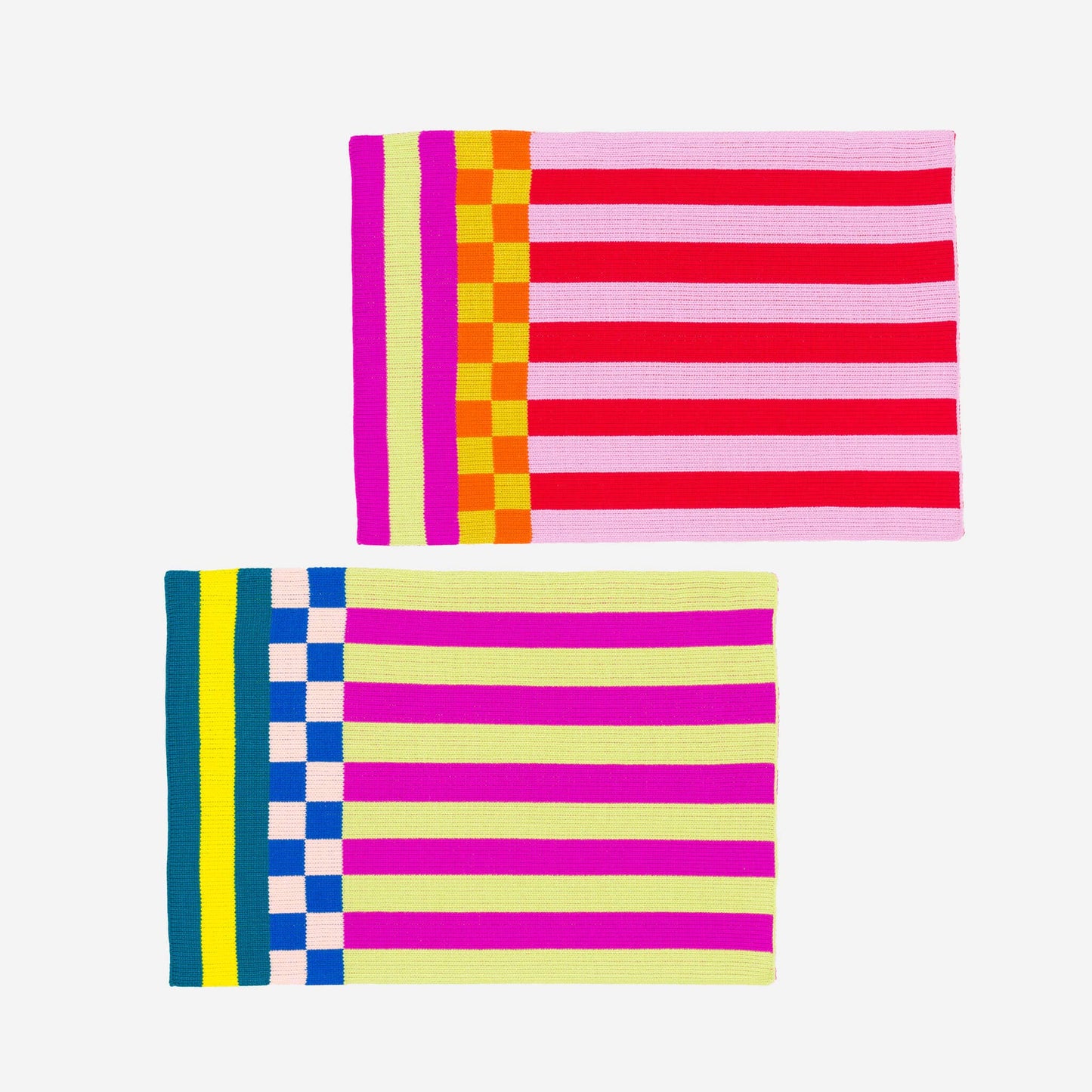 VERLOOP | knits - Pattern Patch Placemat Set: Candy