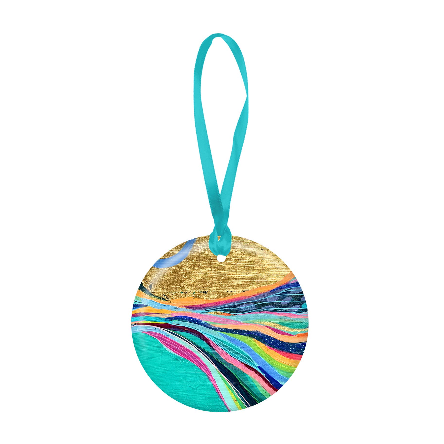 EttaVee "Rainbow Riviera 1"Keepsake Ornament - PMA Store at the Portland Museum of Art, Maine