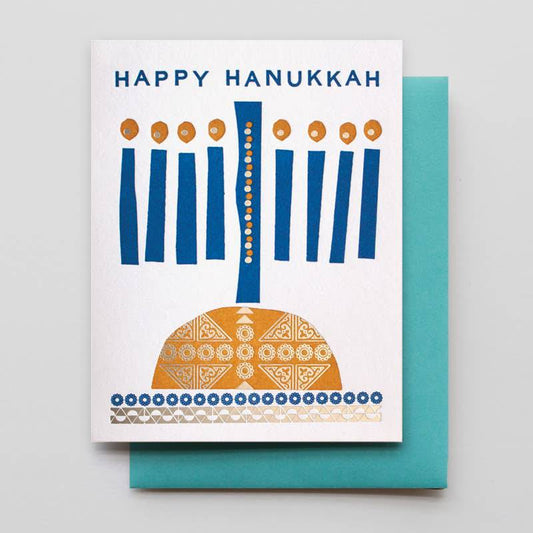 Hammerpress - Hanukkah Candles *FOIL* - PMA Store at the Portland Museum of Art, Maine