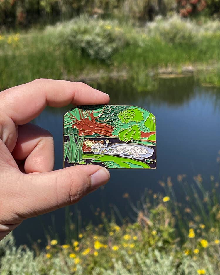 Pin Museum - Ophelia • Enamel Pin - PMA Store at the Portland Museum of Art, Maine