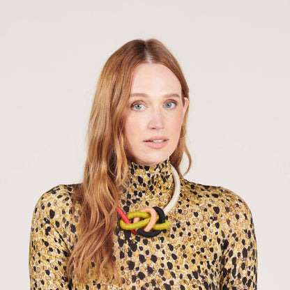 SASHA - Water Bowline Multi-Color Necklace in Spring