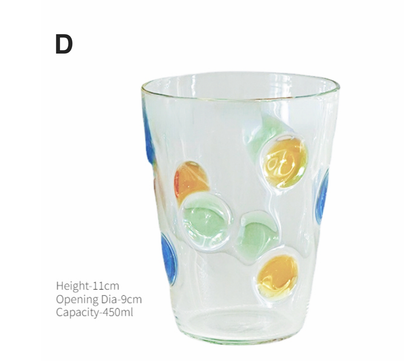 Candy Color Dots Glass Cup: C - PMA Store at the Portland Museum of Art, Maine