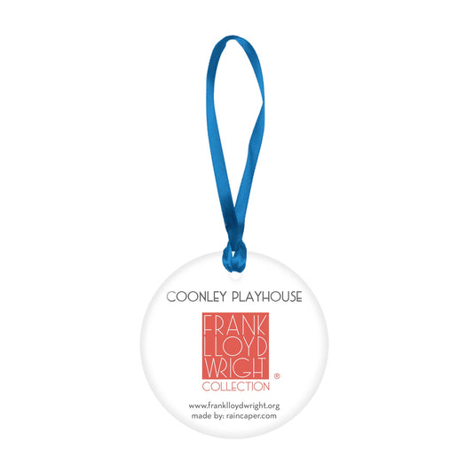 Frank Lloyd Wright Coonley Playhouse Keepsake Ornament - PMA Store at the Portland Museum of Art, Maine