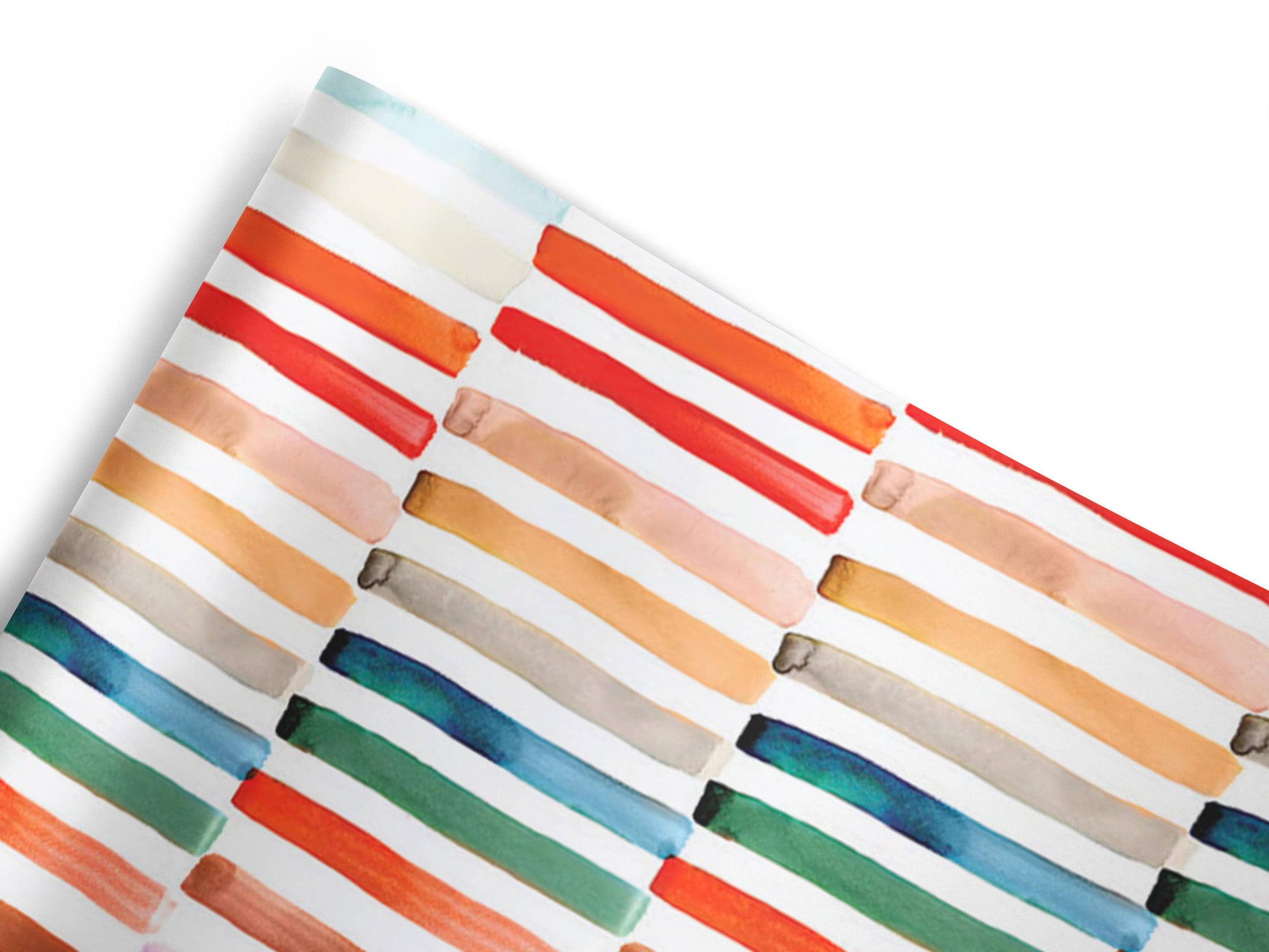 Staggered Stripe Wrap: Roll of 2 Sheets - PMA Store at the Portland Museum of Art, Maine