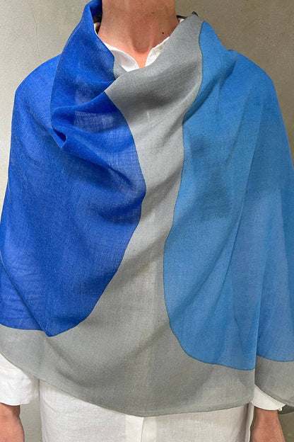 Wool Scarf: Field Indigo - PMA Store at the Portland Museum of Art, Maine