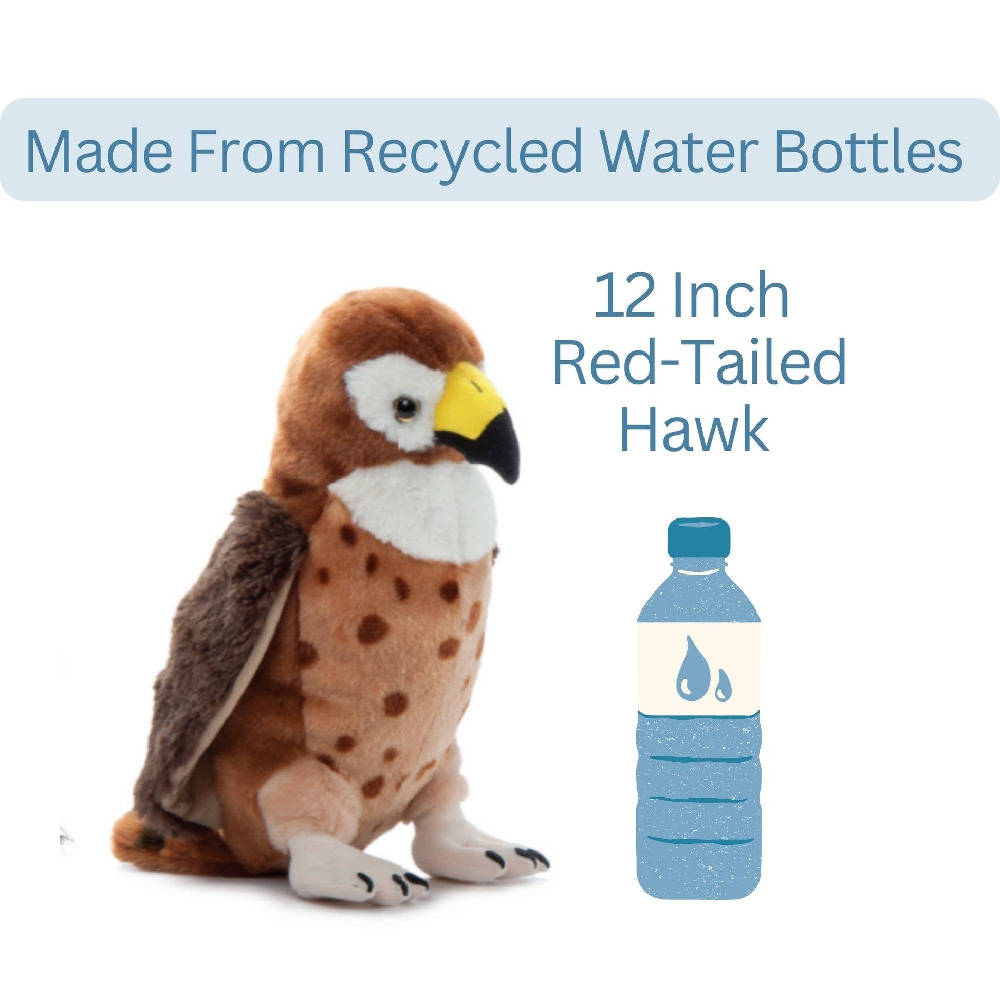 12" (30cm) Wild Onez Red-tailed Hawk Hawk - PMA Store at the Portland Museum of Art, Maine