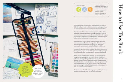 Chronicle Books - Drawing Nature: 100 Prompts, Projects and Playful Exercises - PMA Store at the Portland Museum of Art, Maine