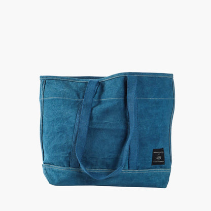 IMMODEST COTTON - Small East West Tote | Indigo - PMA Store at the Portland Museum of Art, Maine