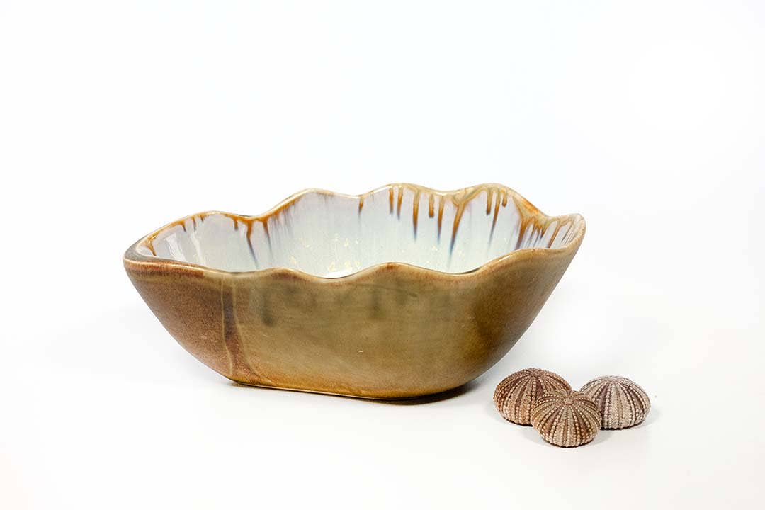 Alison Evans Ceramics - Small Oyster Bowl: Seafoam - PMA Store at the Portland Museum of Art, Maine