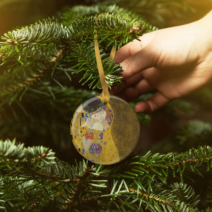 Klimt "The Kiss" Keepsake Ornament - PMA Store at the Portland Museum of Art, Maine