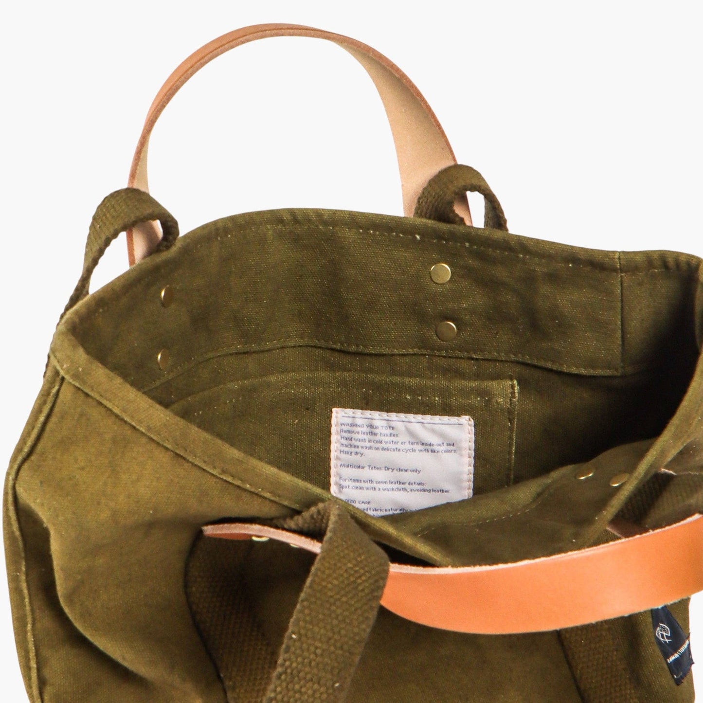 IMMODEST COTTON - Lunch Tote | Olive - PMA Store at the Portland Museum of Art, Maine