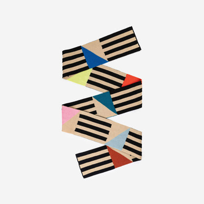 VERLOOP | knits - Sailboat Skinny Scarf: Black - PMA Store at the Portland Museum of Art, Maine