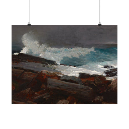 Weather Beaten by Winslow H omer Cropped ImageSatin Poster (210gsm)