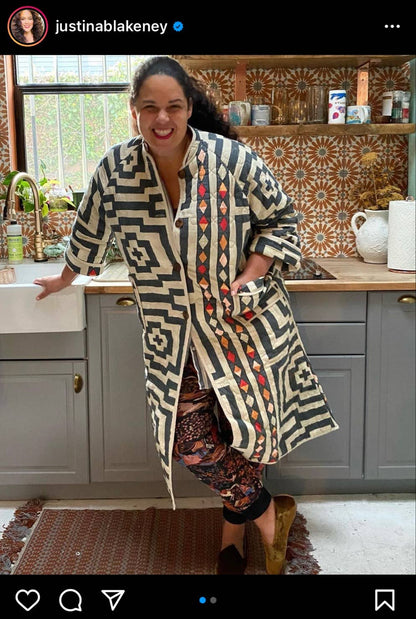 Peking Handicraft - Hypnotic House Robe - Jungalow: M/L - PMA Store at the Portland Museum of Art, Maine