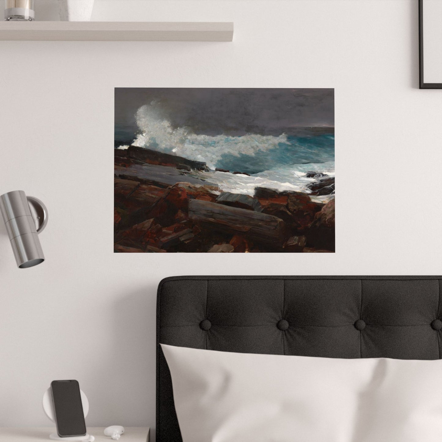 Weather Beaten by Winslow H omer Cropped ImageSatin Poster (210gsm)