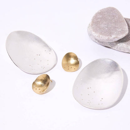 MULXIPLY - Mini Origin Earrings | Brass - PMA Store at the Portland Museum of Art, Maine