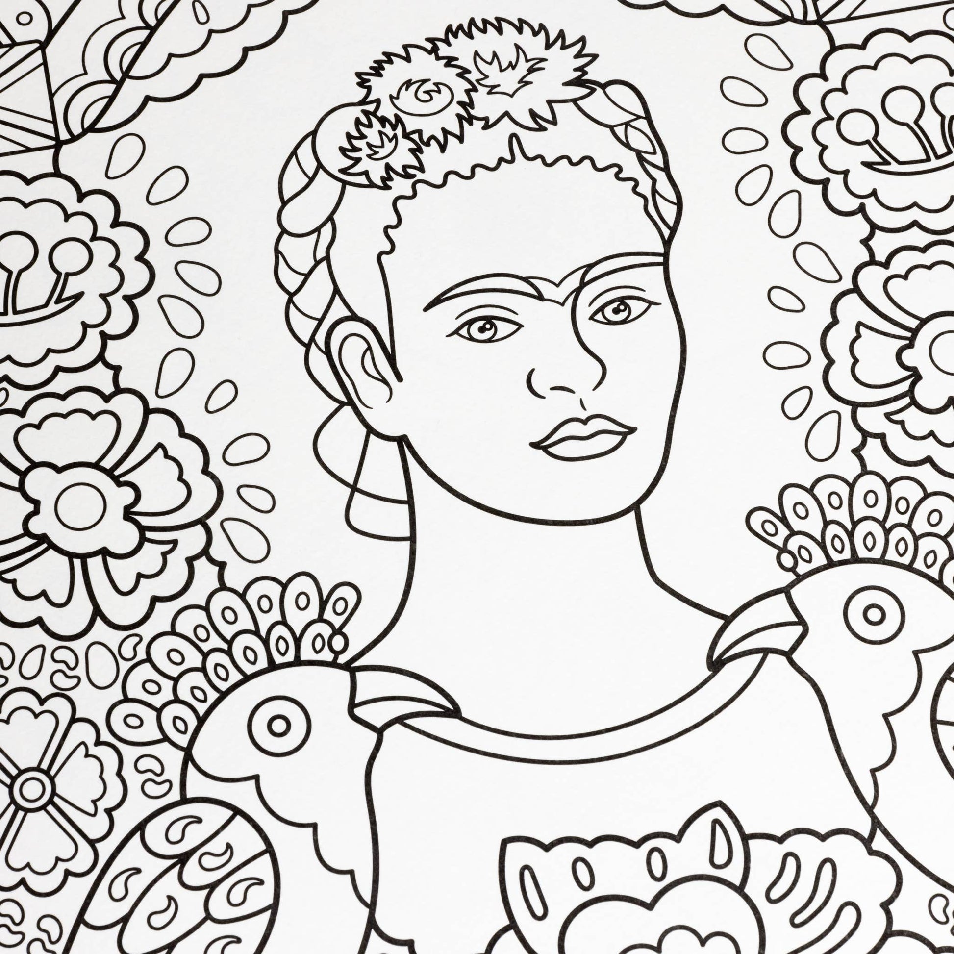 Today is Art Day - Coloring Book - Frida Kahlo - PMA Store at the Portland Museum of Art, Maine