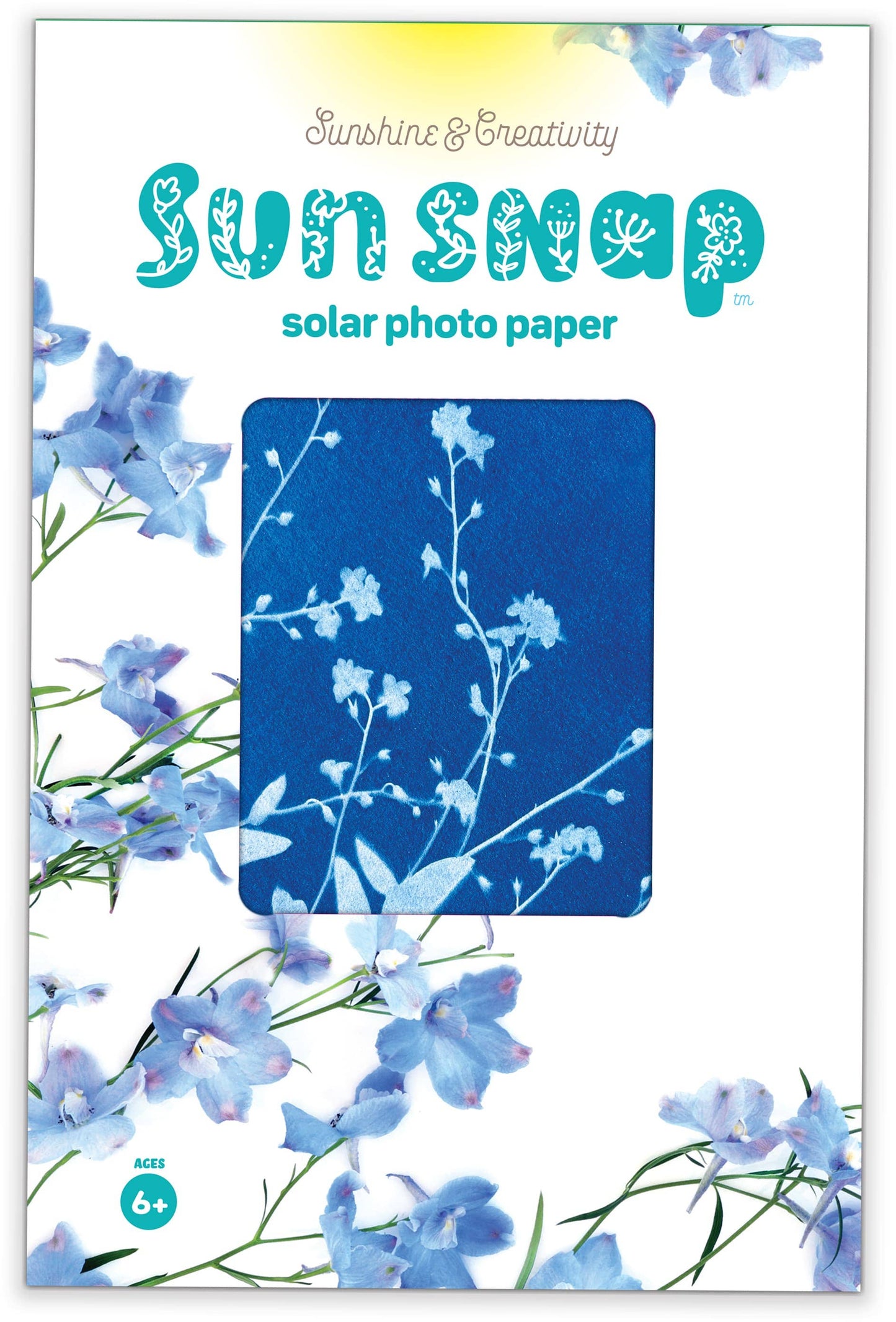 Copernicus Toys - Sun Snap Photo Paper: Cyanotype sun print kit 5.8x8.3”