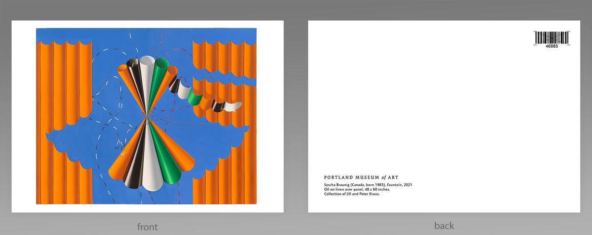 Fountain by Sascha Braunig 4.25x6 postcard