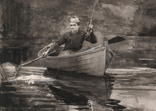 Netting the Fish Winslow Homer Postcard - PMA Store at the Portland Museum of Art, Maine