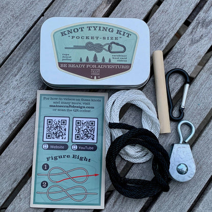 Maine Craft Design - Pocket-Size Knot Tying Kit - PMA Store at the Portland Museum of Art, Maine
