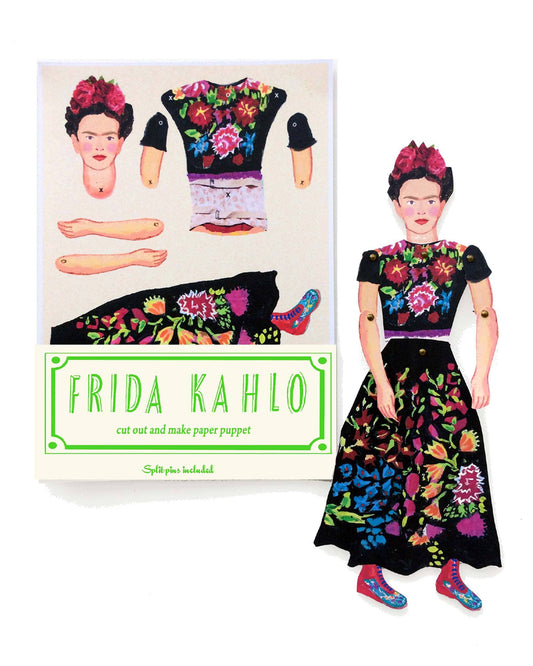 Frida Cut Out and Make Puppet - PMA Store at the Portland Museum of Art, Maine