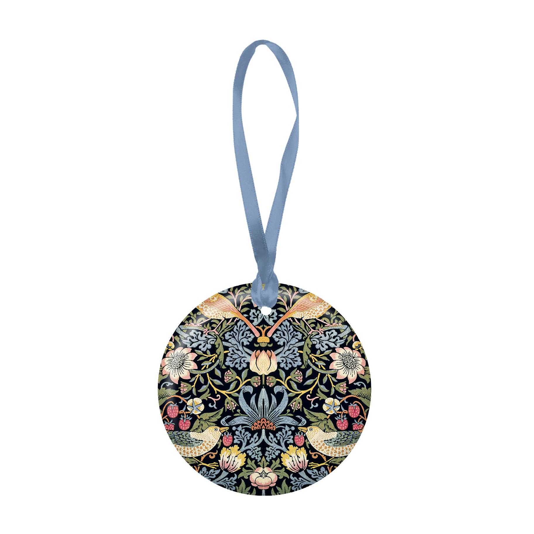 William Morris "Strawberry Thief" Keepsake Ornament - PMA Store at the Portland Museum of Art, Maine