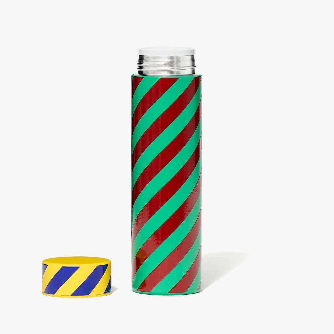 Areaware - Pattern Thermal Flask: Stripe - PMA Store at the Portland Museum of Art, Maine