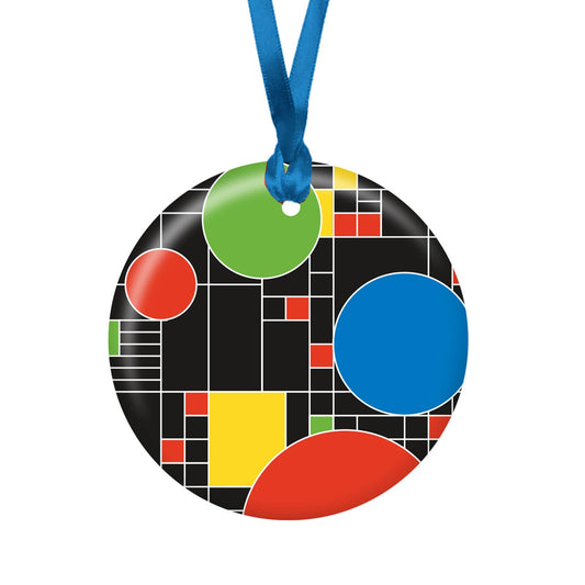 Frank Lloyd Wright Coonley Playhouse Keepsake Ornament - PMA Store at the Portland Museum of Art, Maine