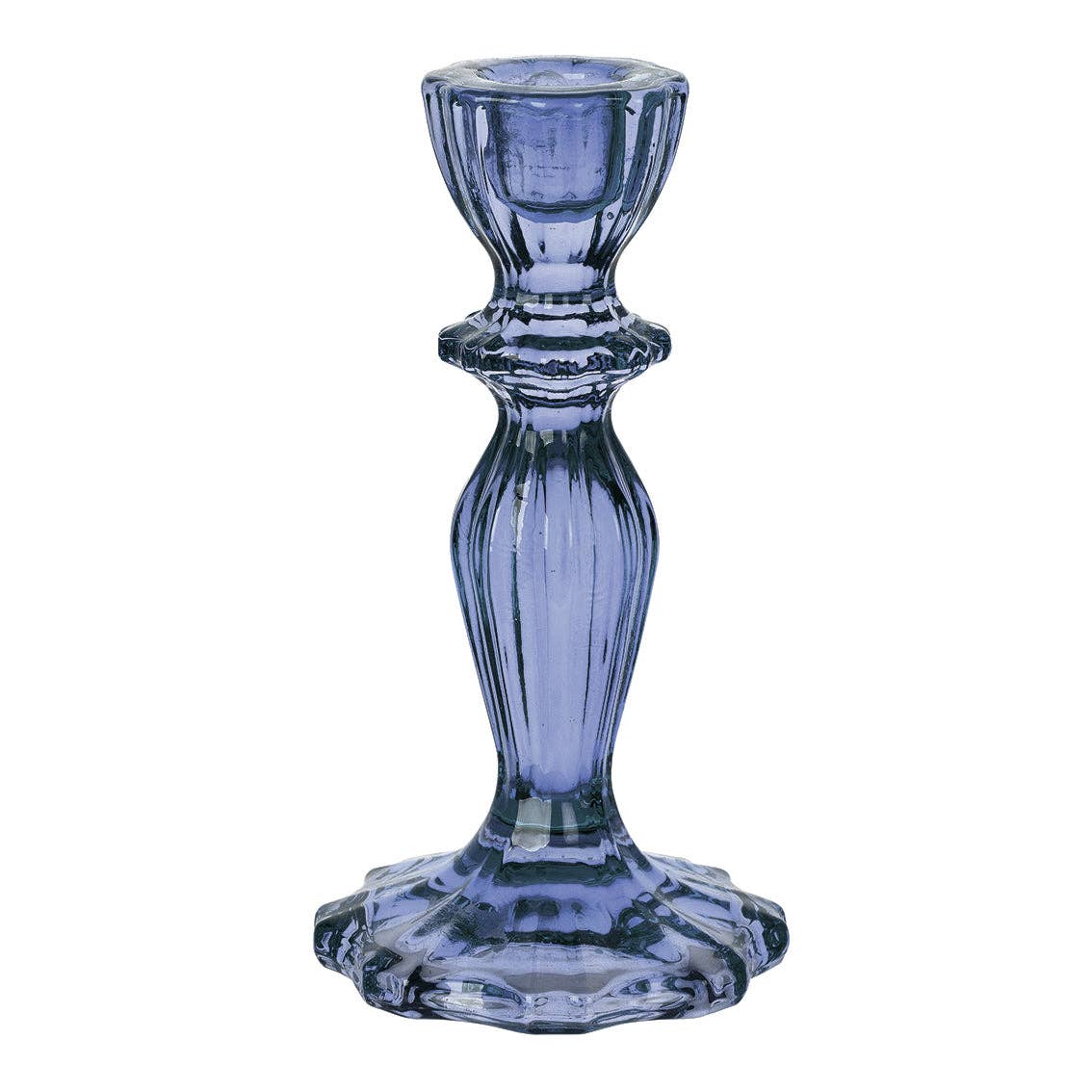 Talking Tables USA - Home, Birthday, Games & Seasonal Decor - Navy Glass Candle Holder | 4th of July Decor |
