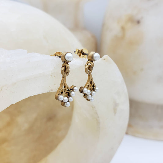 Art Nouveau Spray Earrings - PMA Store at the Portland Museum of Art, Maine