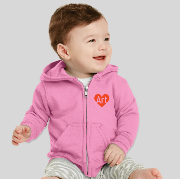 Art is the Heart Toddler Hoody 2023