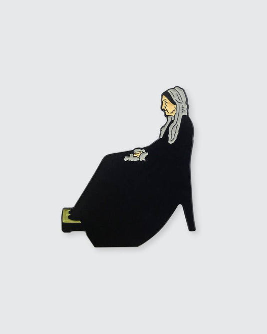 Pin Museum - Arrangement in Grey and Black No.1 • Enamel Pin - PMA Store at the Portland Museum of Art, Maine