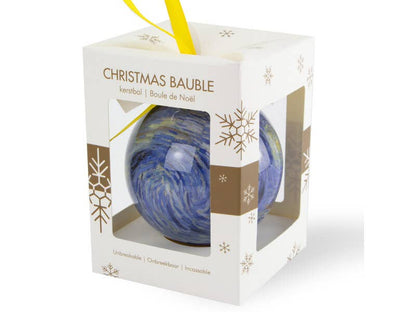 Christmas bauble, Van Gogh, Starry Night - PMA Store at the Portland Museum of Art, Maine