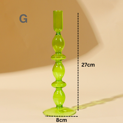 IVORE.GROUP (We cover All Import duty) - Lime Green Candlestick Holder | Flower Vase: I - PMA Store at the Portland Museum of Art, Maine