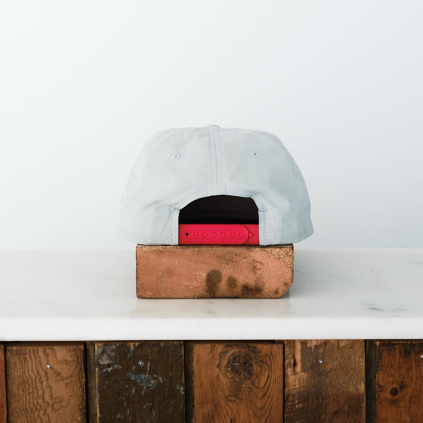 Vital Industries - Fishing Lure Embroidered Snap back cap: Lily Pad - PMA Store at the Portland Museum of Art, Maine