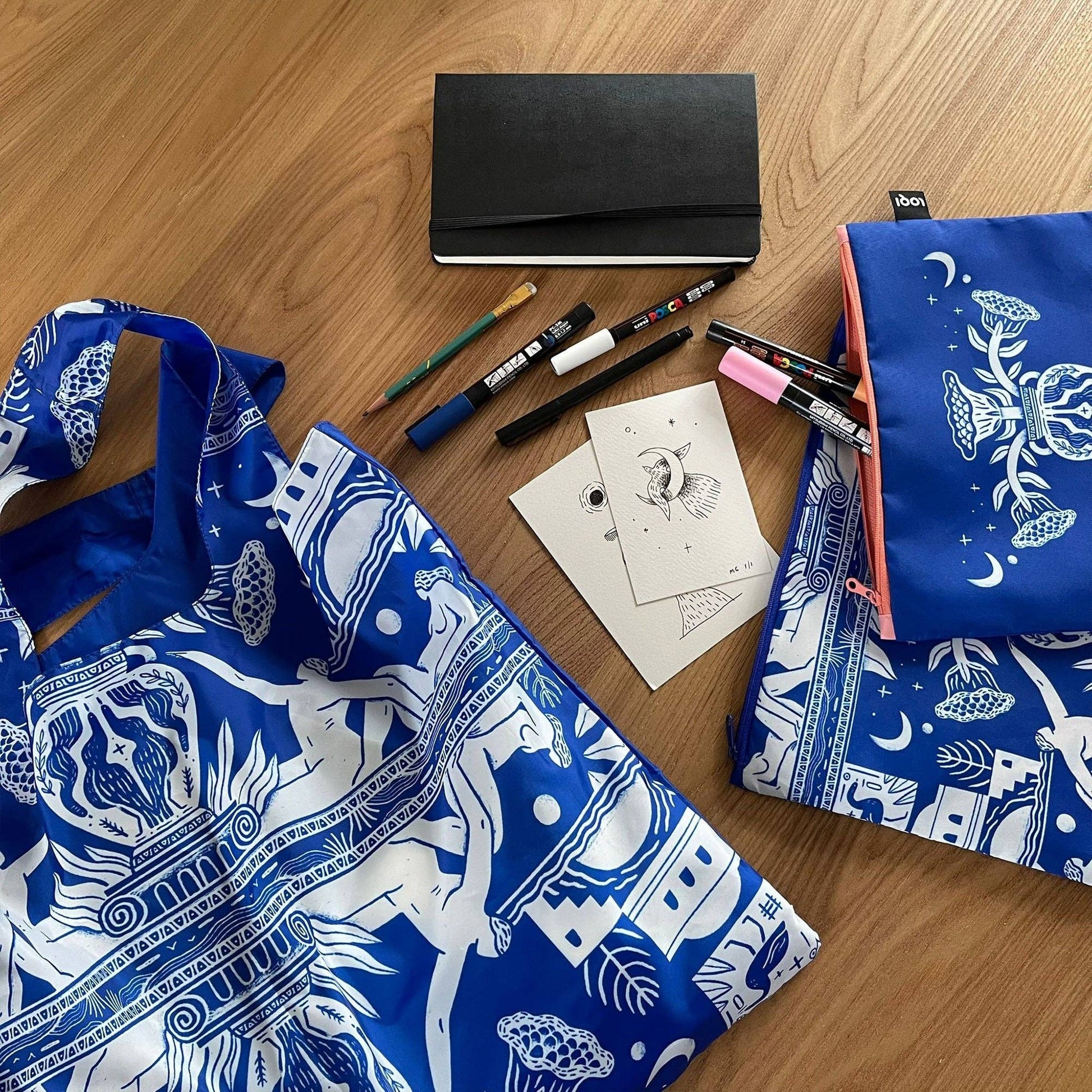 LOQI LLC - MARK CONLAN Looking Up Recycled Bag - PMA Store at the Portland Museum of Art, Maine