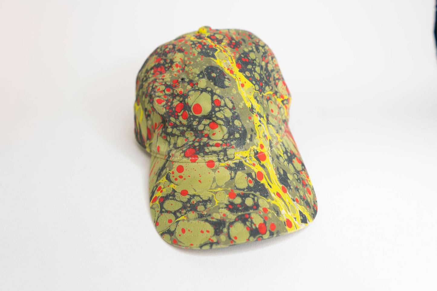 Tempered East - Marbled Dad Hat: Stone: Yellow