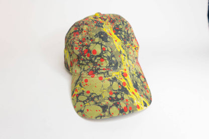 Tempered East - Marbled Dad Hat: Stone: Yellow