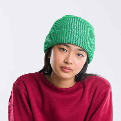 Simple Rib Knit Beanie: Poppy Magenta - PMA Store at the Portland Museum of Art, Maine