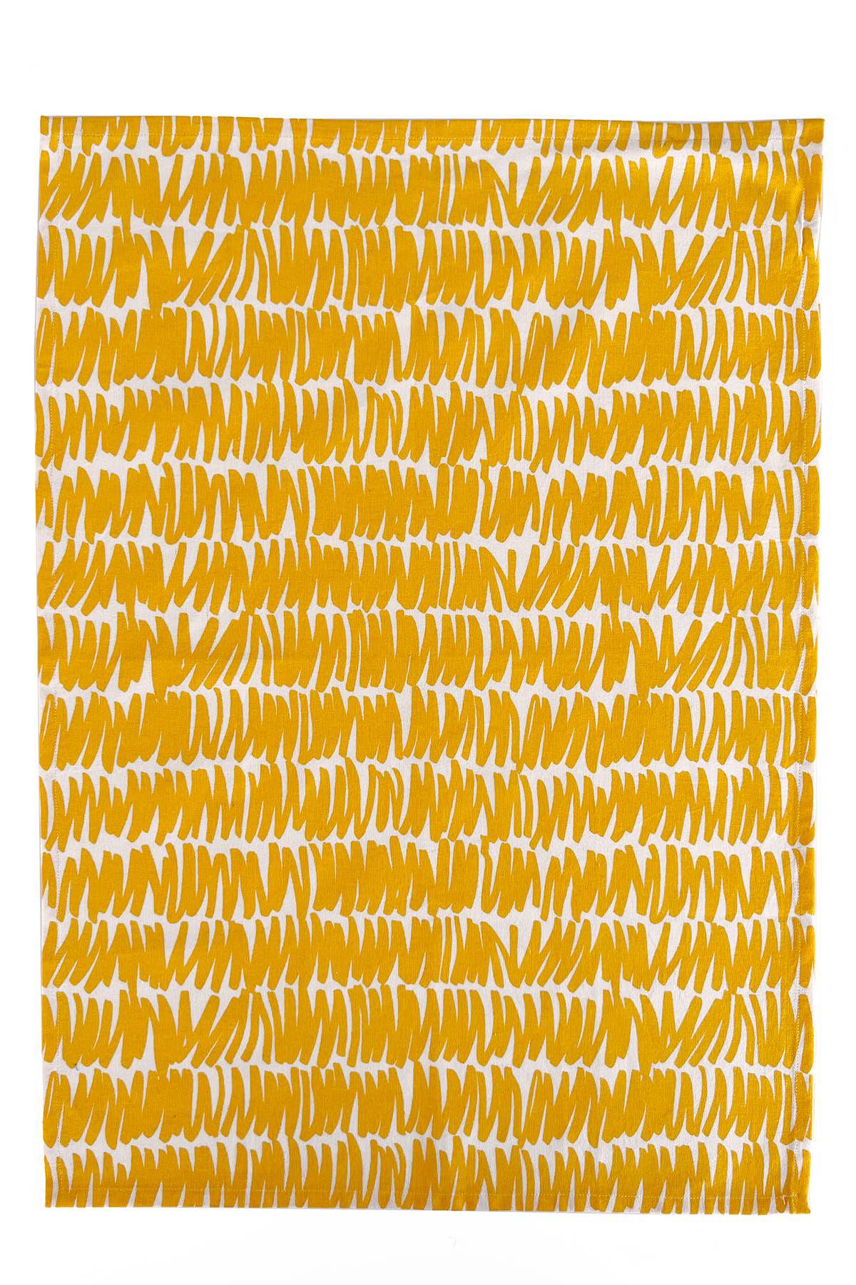 See Design - Tea Towels (Set of 2): Rocks Orange/Yellow - PMA Store at the Portland Museum of Art, Maine