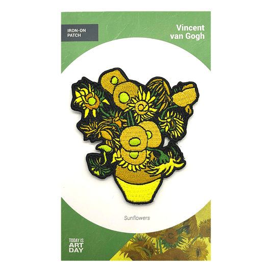 Today is Art Day - Patch - Sunflowers - Van Gogh - PMA Store at the Portland Museum of Art, Maine