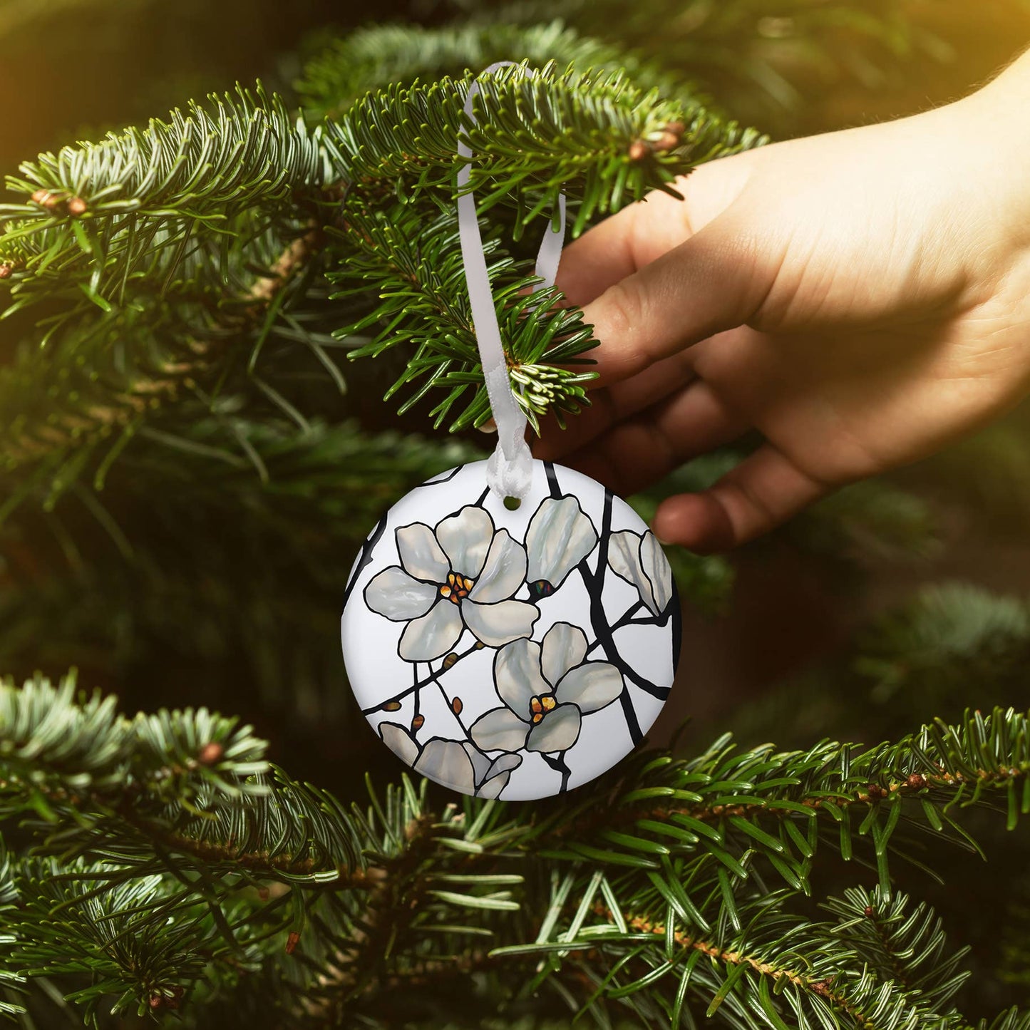 Tiffany "Magnolia" Keepsake Ornament - PMA Store at the Portland Museum of Art, Maine