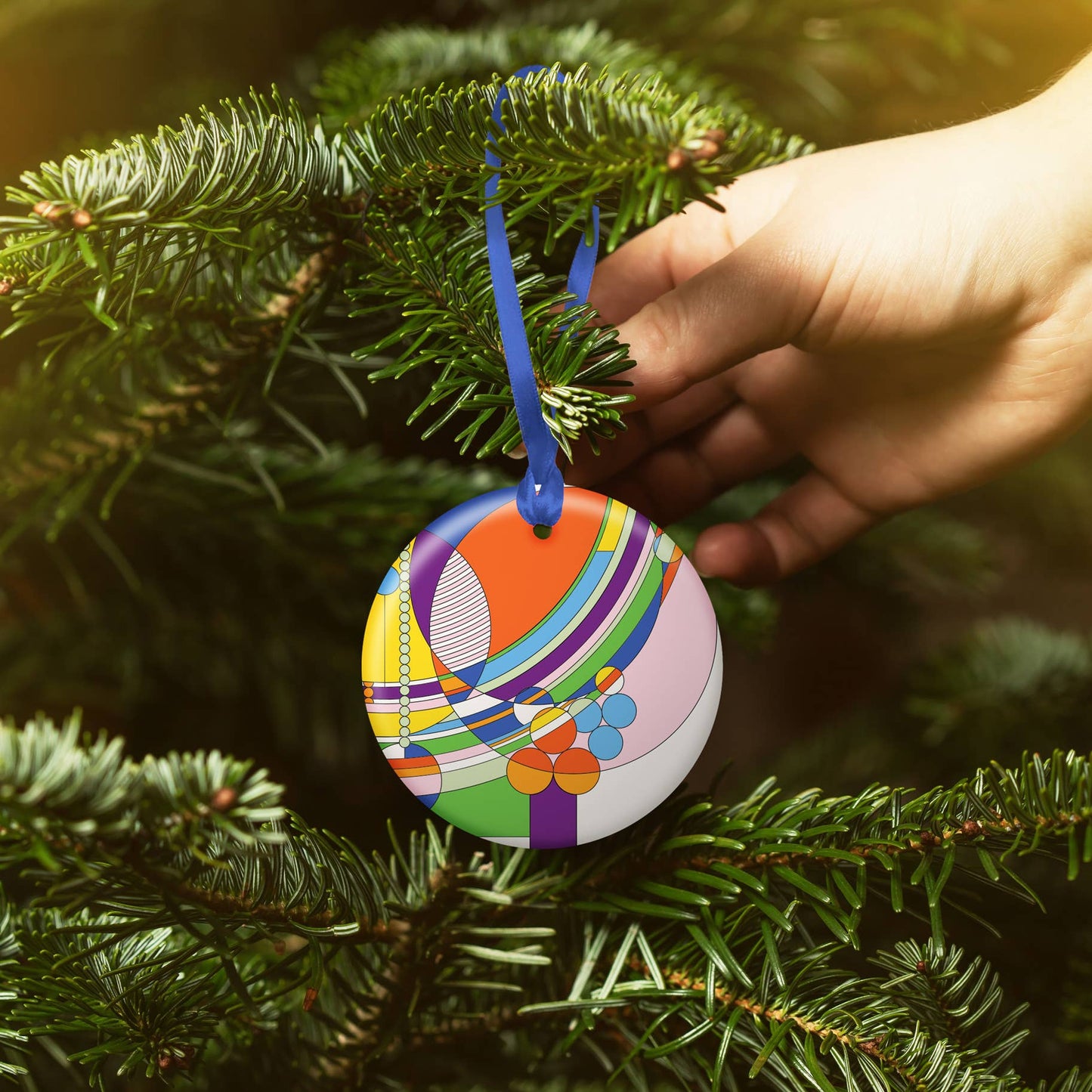 Frank Lloyd Wright March Balloons Keepsake Ornament - PMA Store at the Portland Museum of Art, Maine