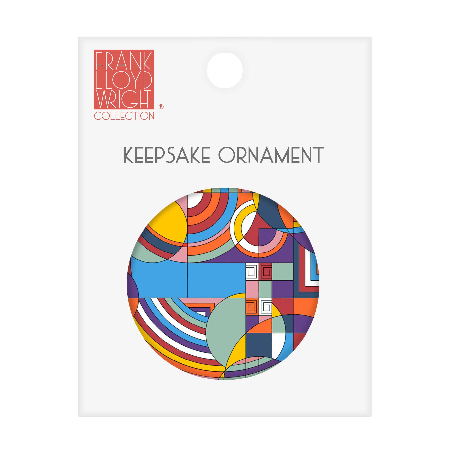Frank Lloyd Wright Hoffman Rug Keepsake Ornament - PMA Store at the Portland Museum of Art, Maine