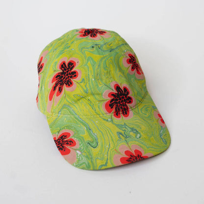 Tempered East - Marbled Dad Hat: Flowers