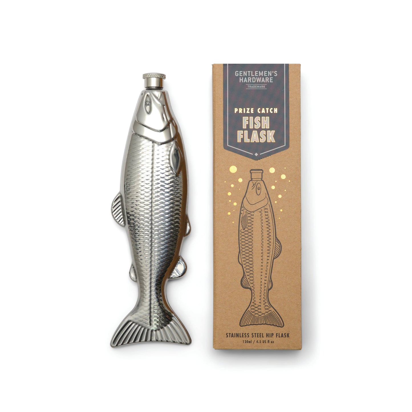 Gentlemen's Hardware - Fish Hip Flask - PMA Store at the Portland Museum of Art, Maine